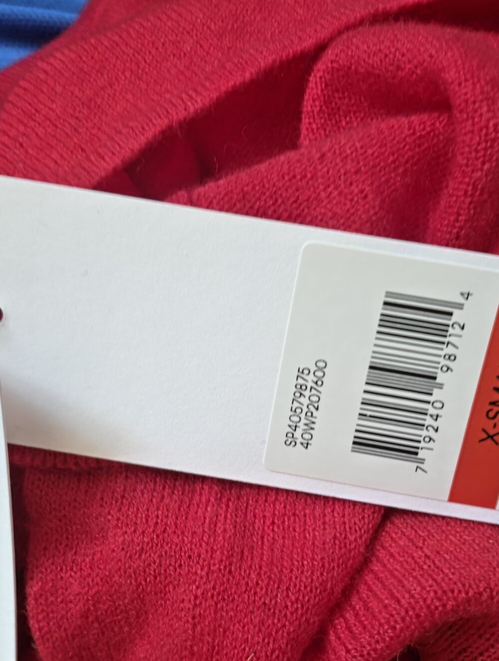 Bright Red Women's Scoop Neck Sweater